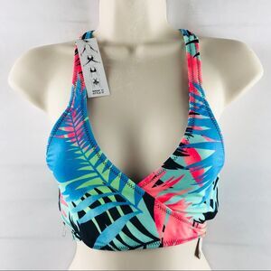 Sundazed Ariel Mesh Athletic Back Wrap Bikini Top